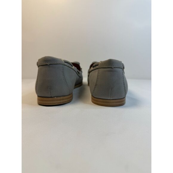 Dolce Vita Menlo Women's Size 7.5 Gray Suede Leather Slip-on Loafers Flats Shoes - Picture 8 of 12